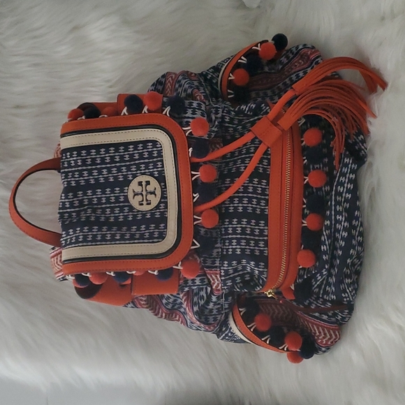 Tory Burch Pom Pom Scout Backpack - Picture 5 of 15